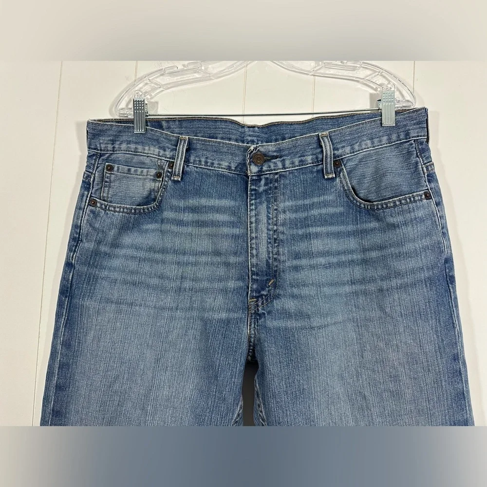 Levis Mens 569 Blue Denim Straight Leg Jeans Size 36x30